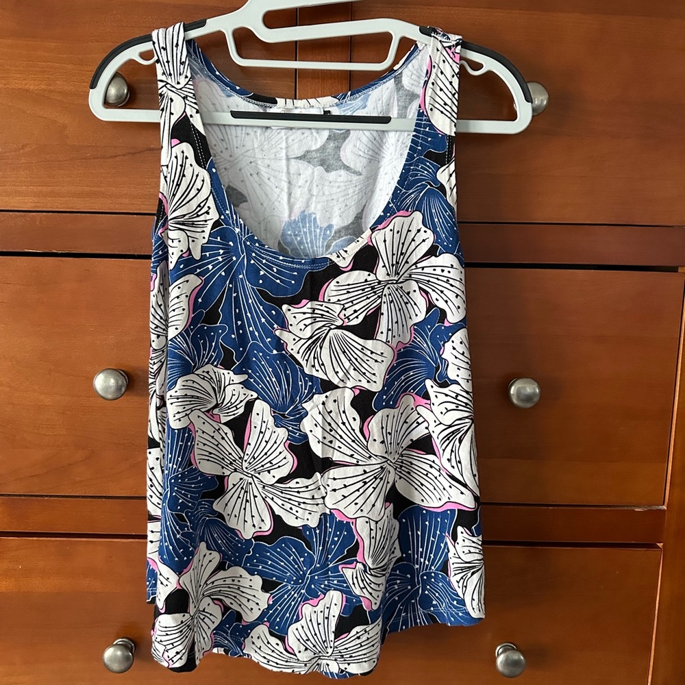 Ava sky floral tank Kenji
